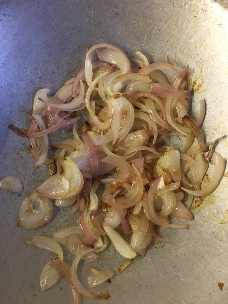 Browned onion