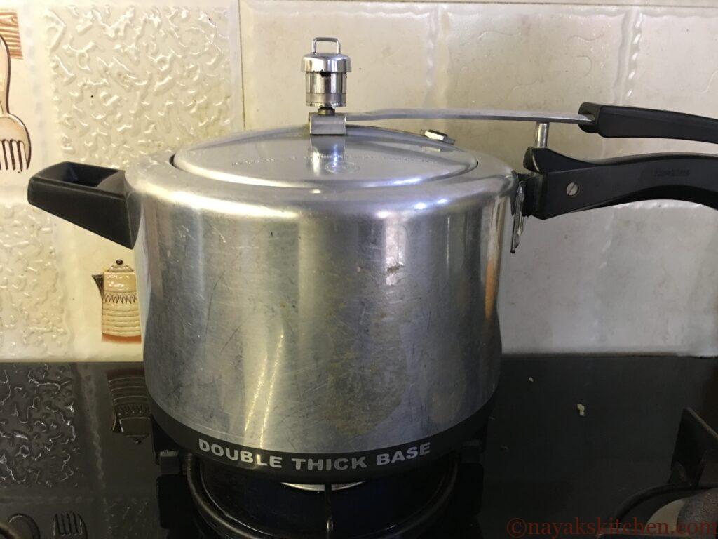 Pressure cooking french beans
