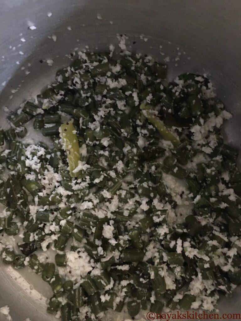 Mixing everything well