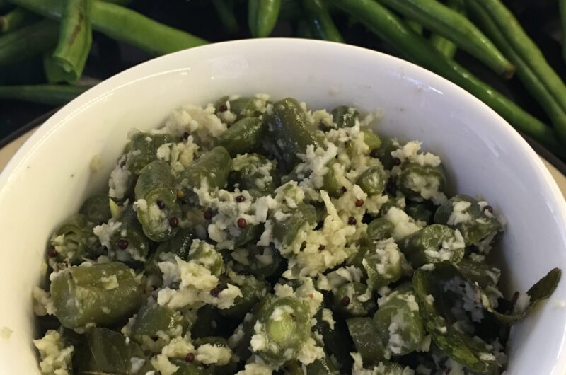 Val Papdichi Bhaji | French Beans Sabzi