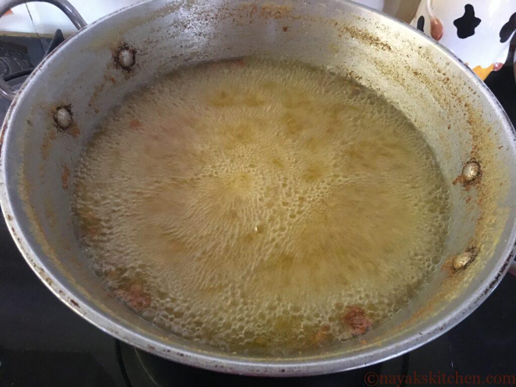 Boiling the clear liquid further