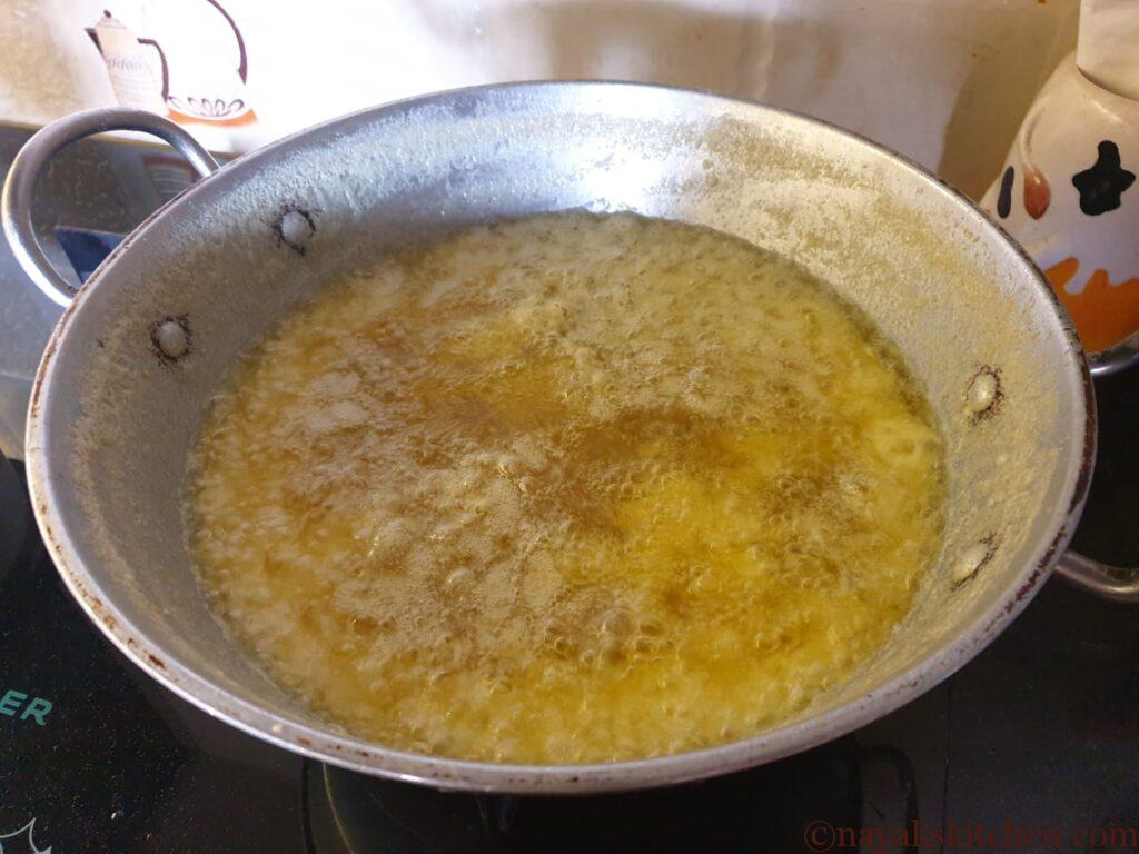 Milk solids settling at the bottom