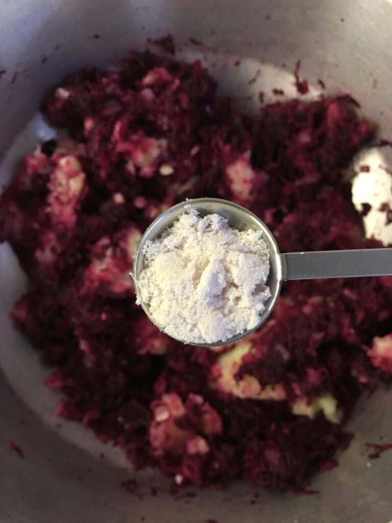 Adding salt again to the mixture