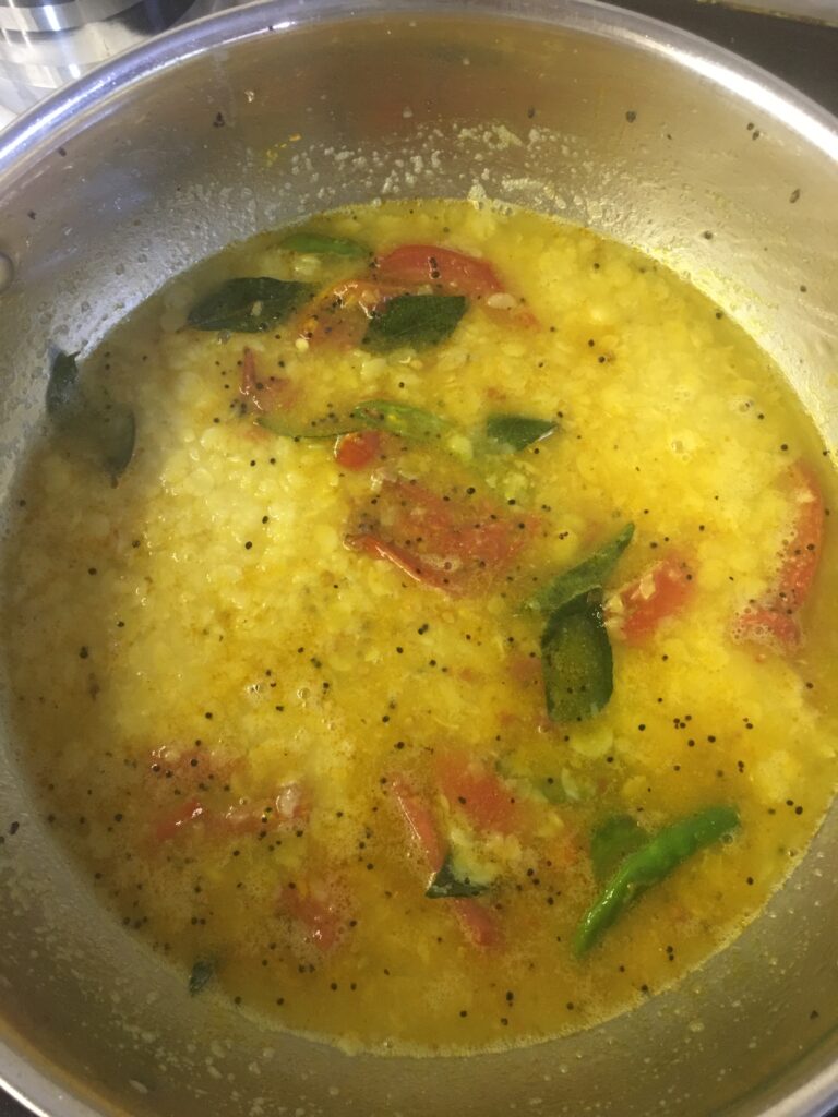 Mixing everything well