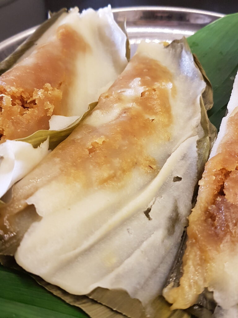 Patoli recipe (Serving hot patoleo)