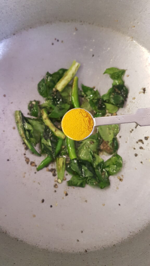 Adding turmeric