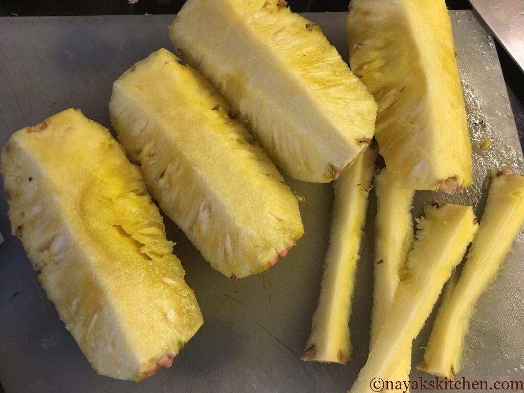 Chopping the central core