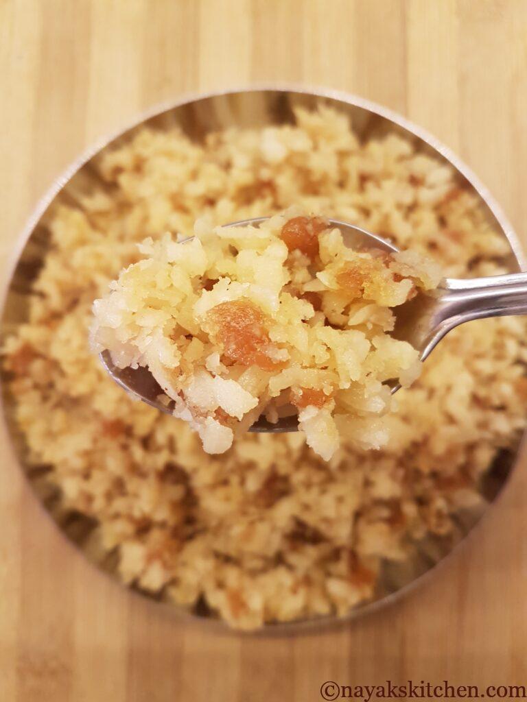 Closeup image of God Fov or sweet poha