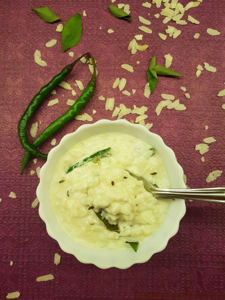 Dhayatle Fov/Curd poha