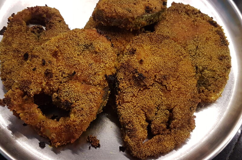 Kingfish Fry | Kingfish Rava Fry (Goan-style)