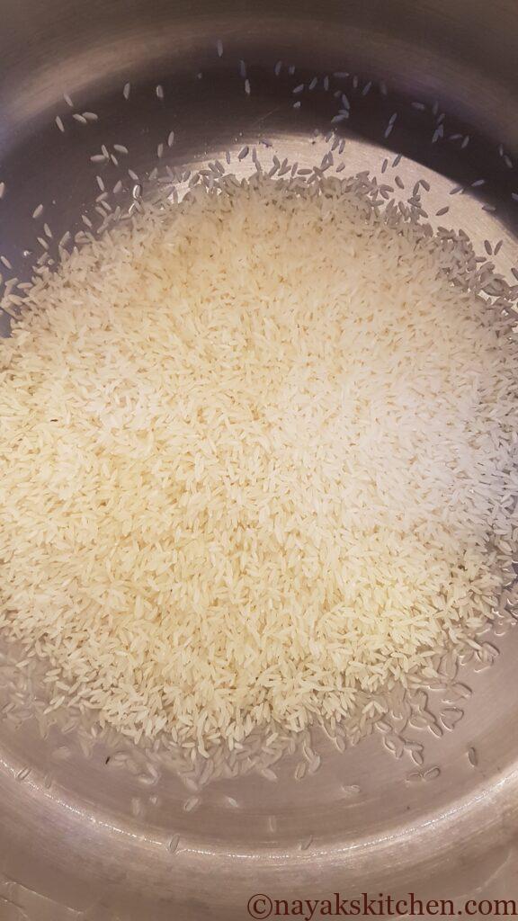 Rice for payasam