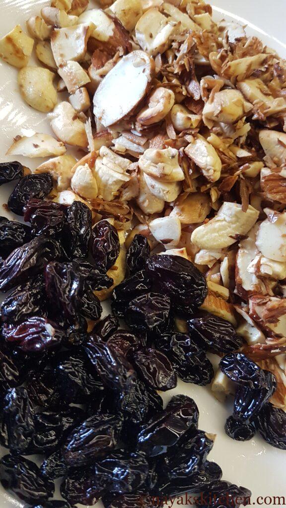 Roasted dry fruits