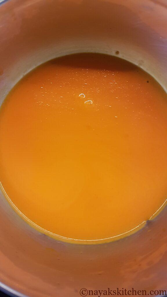 Food colour solution ready