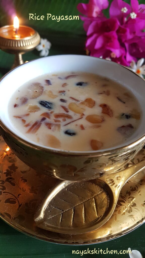 Traditional Rice Payasam