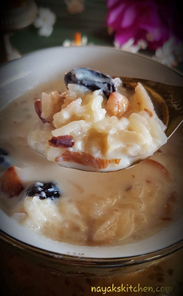 Rice Payasam