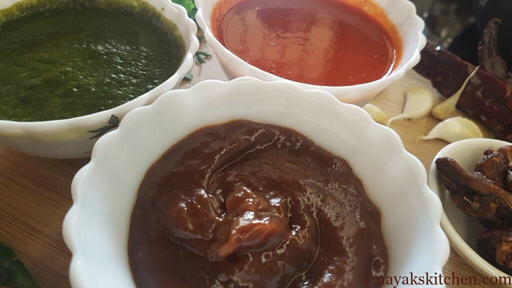 Chaat chutneys