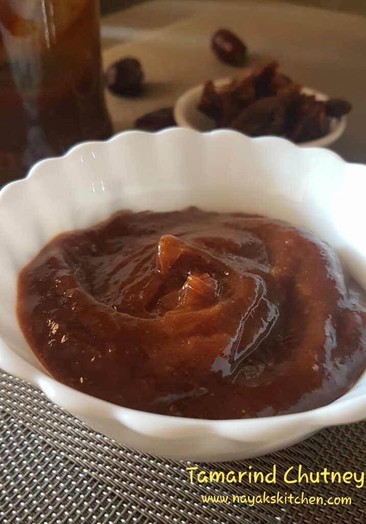 Tamarind-date chutney for chaats
