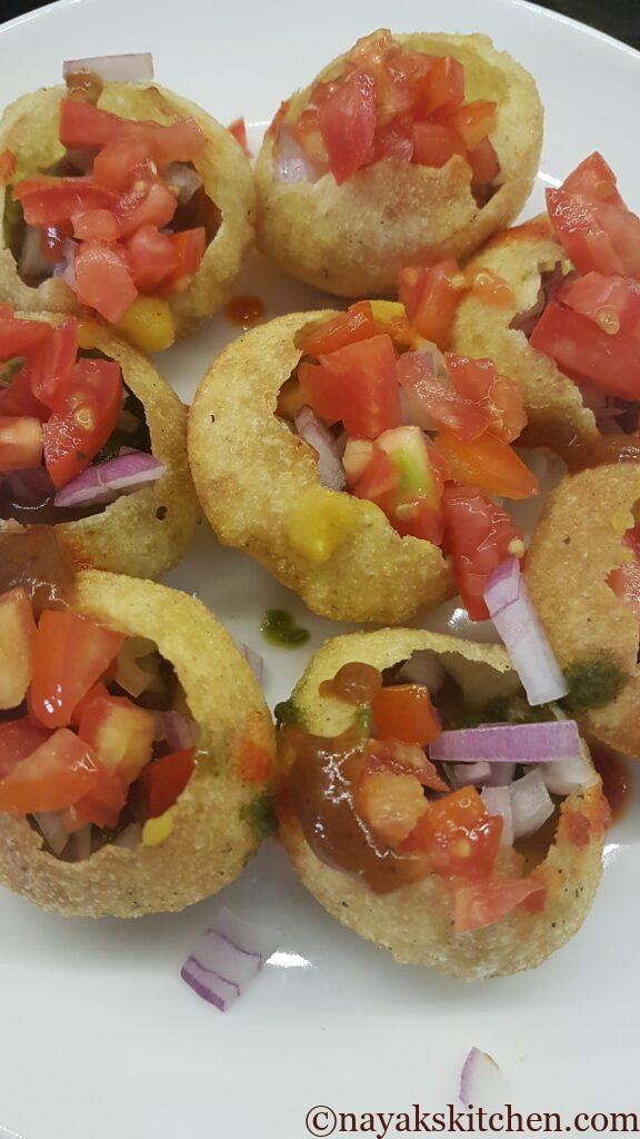 Adding finely chopped tomato
