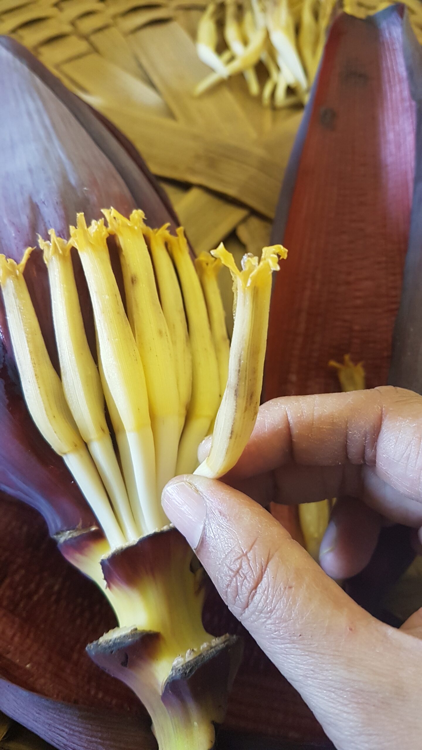 How to clean banana flower nayakskitchen Your Own Pakshala