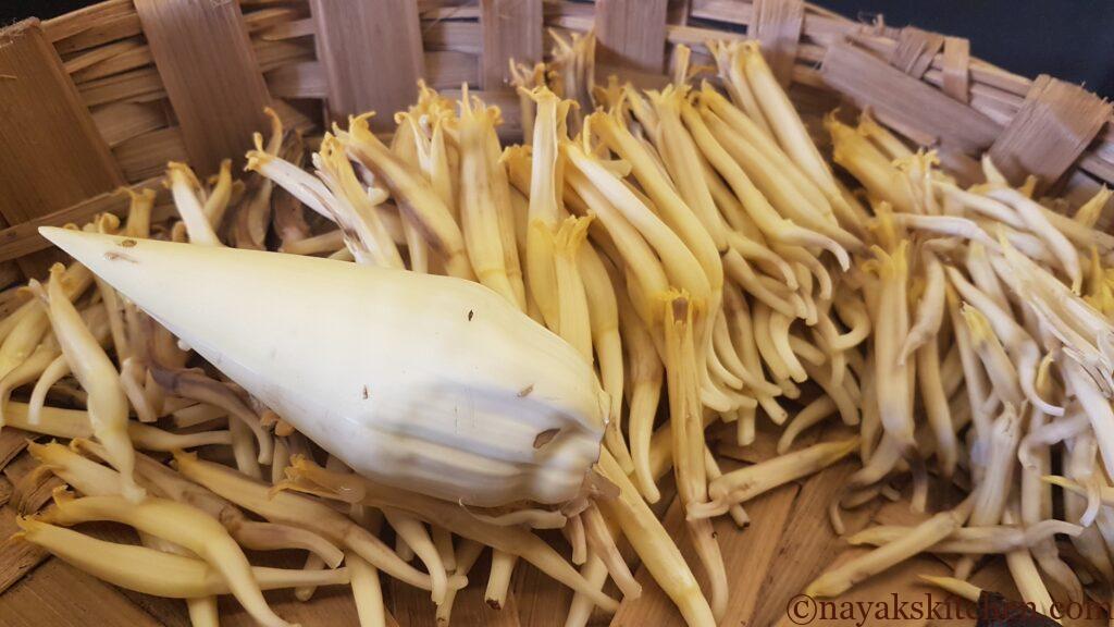 Banana florets and banana heart (Cone)