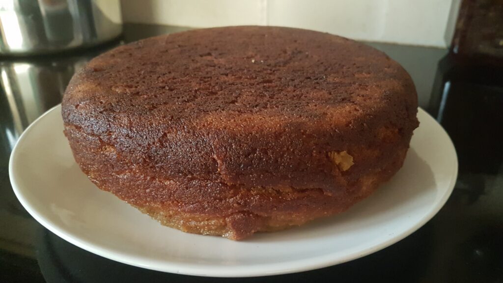 Baked Dhonas/Jackfruit cake