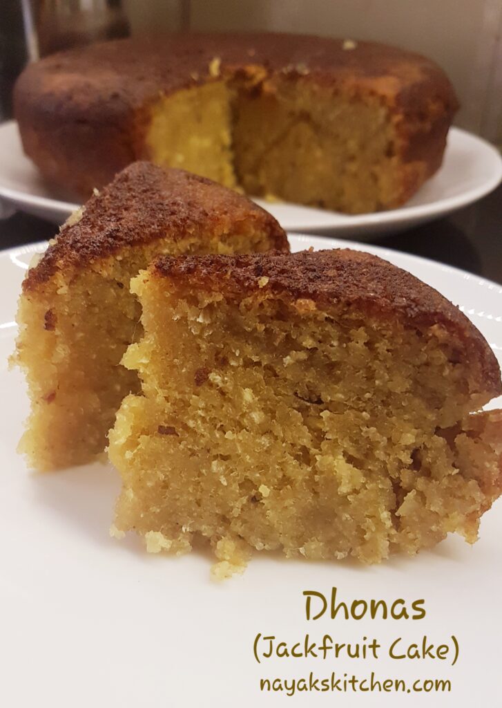 Jackfruit cake/Dhonas/Pansachi Bhakri