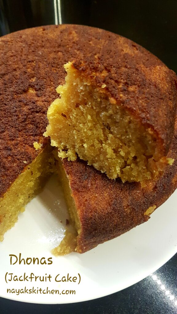 Jackfruit cake/Dhonas/Pansachi Bhakri