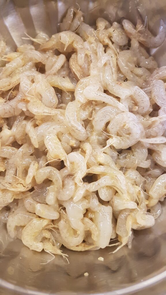 Cleaned prawns