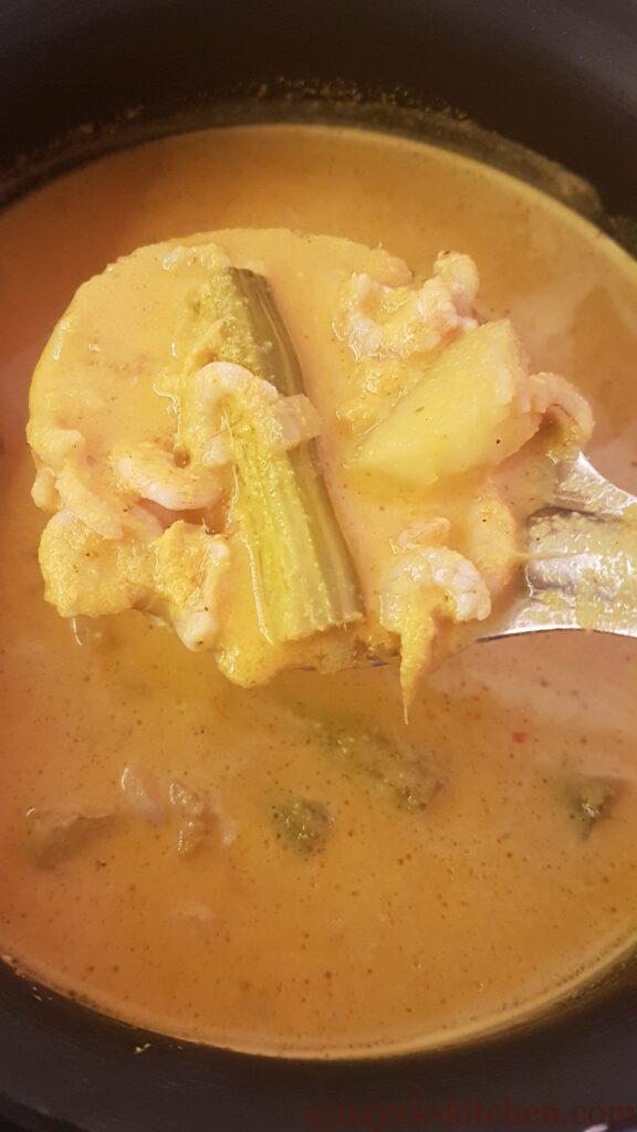 Prawns curry is ready!