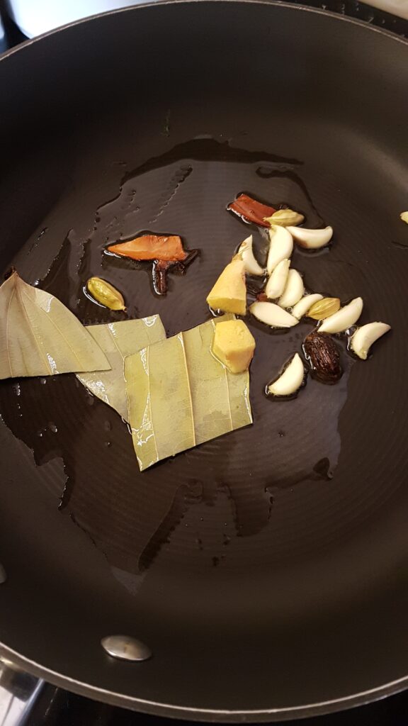 Add ginger-garlic and sauté