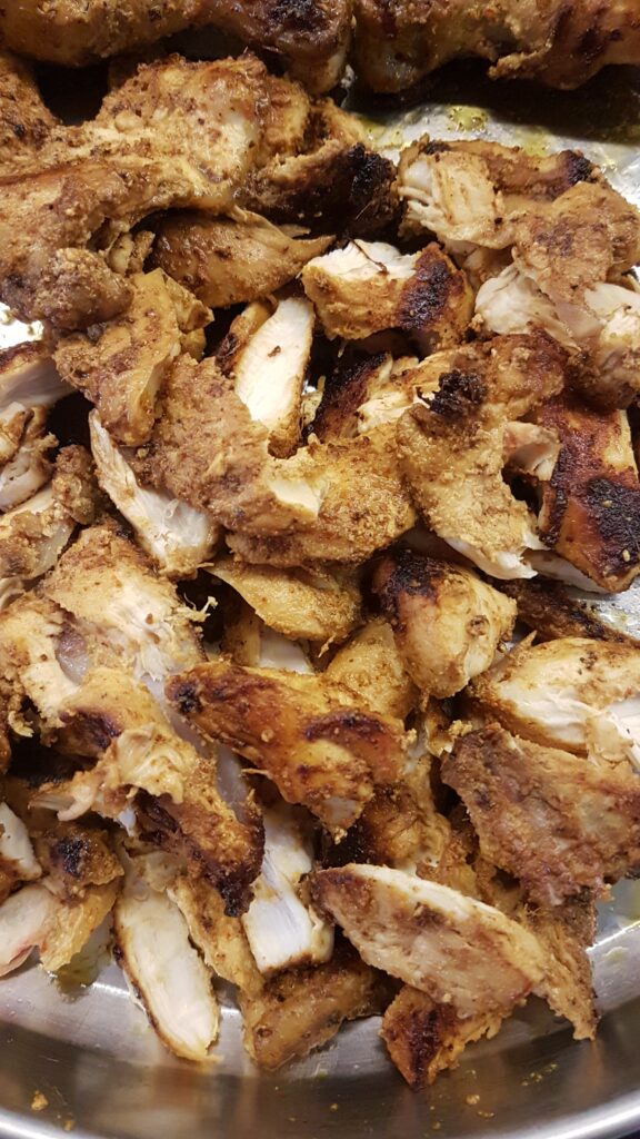 Shredded chicken