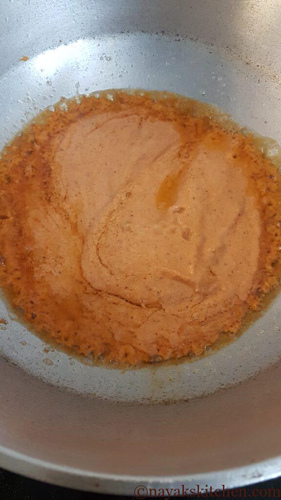 Tomato based gravy for butter chicken
