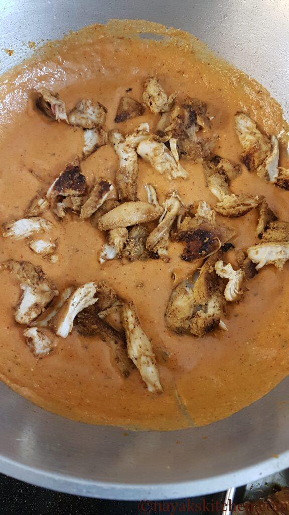 Adding grilled/fried chicken