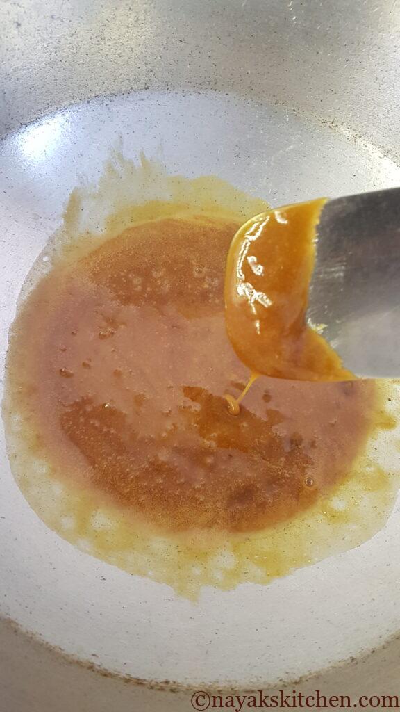 Melted jaggery