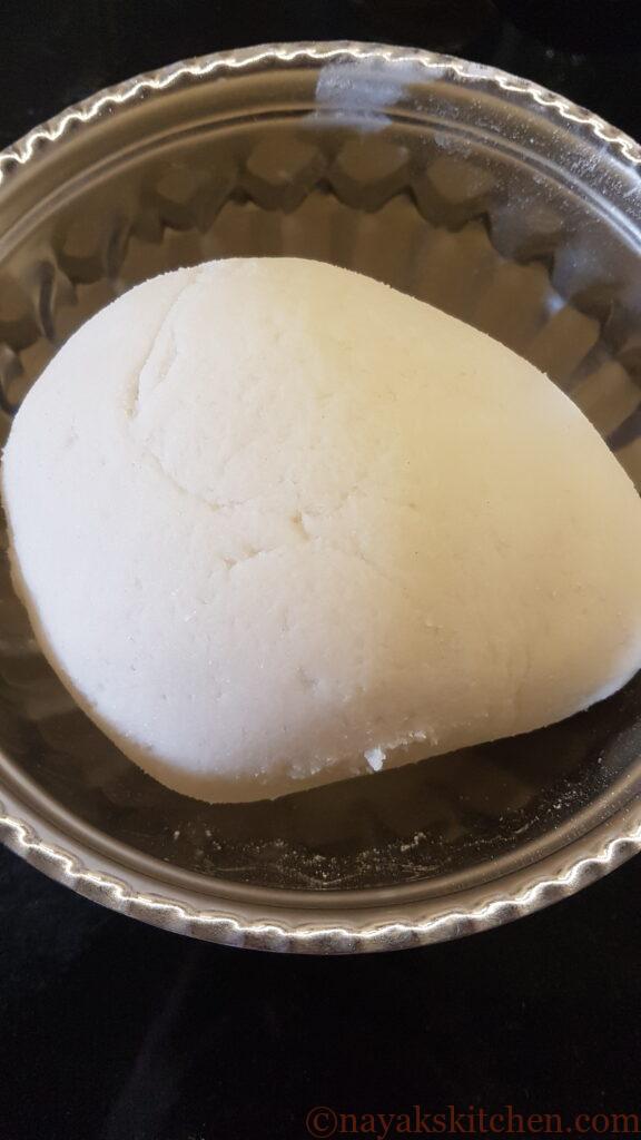 Rice flour dough