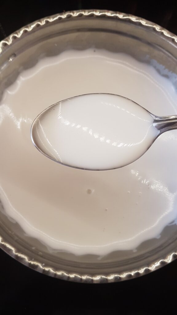 Thick coconut milk for rosatle fov