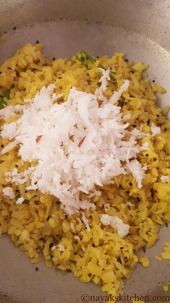 Mixing everything well