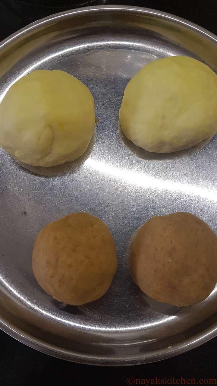Maida and puran balls