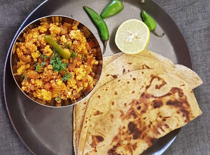 Paneer Bhurji Recipe | Cottage Cheese Bhurji | How to make easy dry paneer bhurji