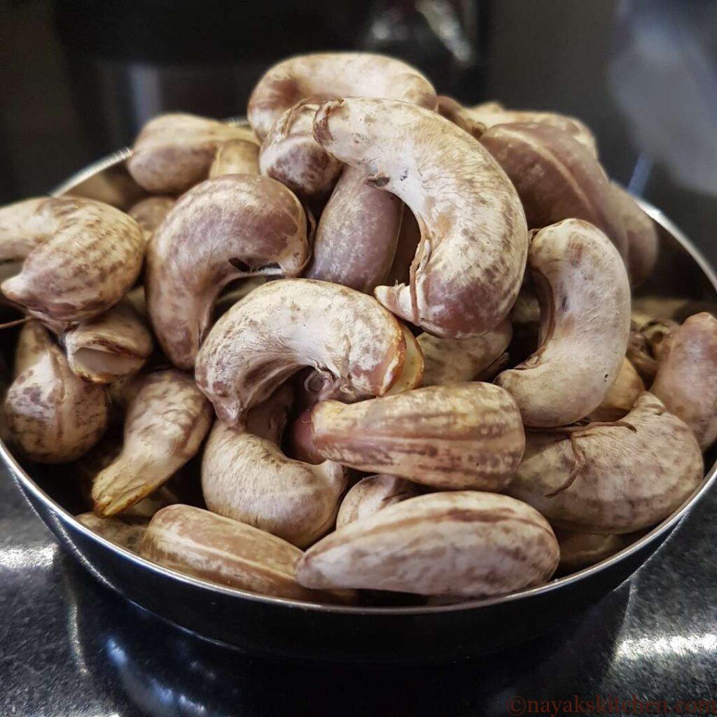 Bibbe (Raw Cashew Nuts) for Kaju Tonak