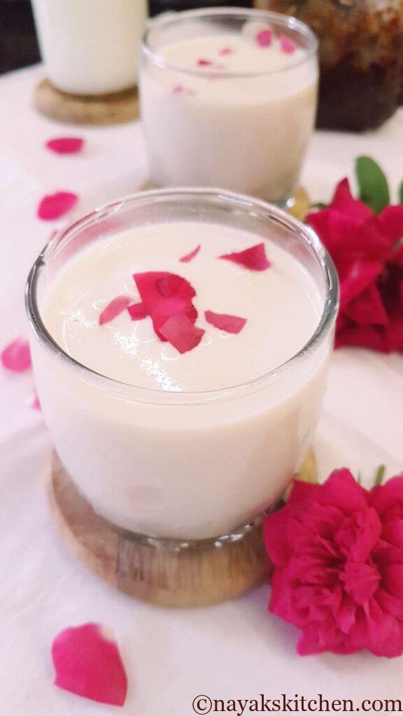Fresh Gulkand Milk