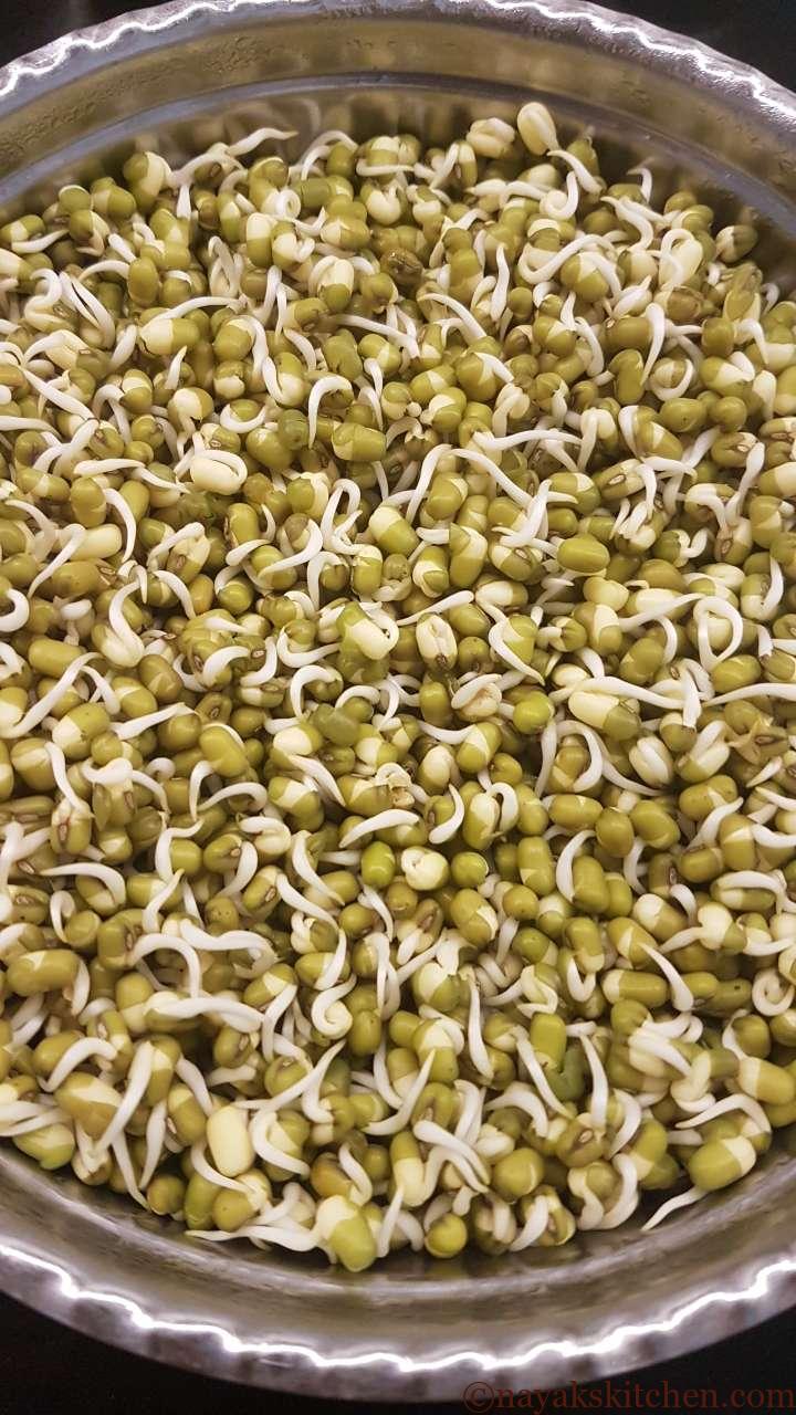 Sprouted moong