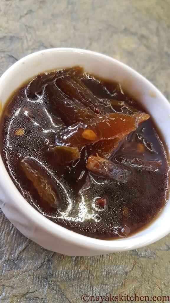 Sweet bilimbi pickle