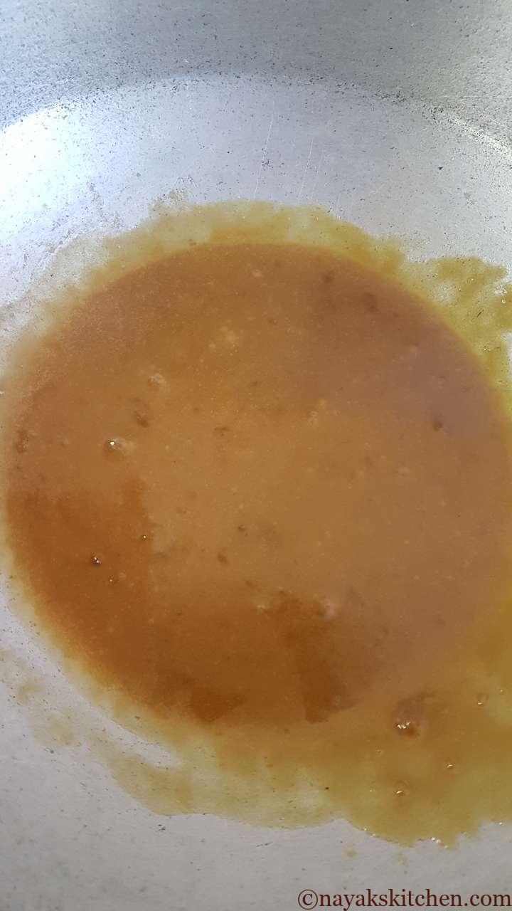 Melted jaggery