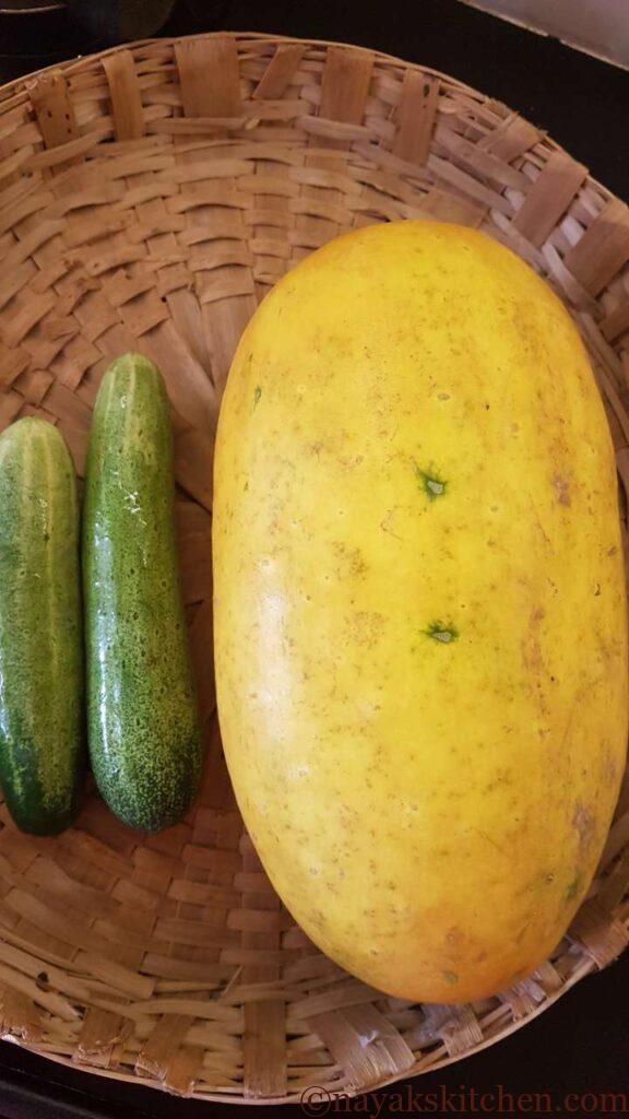 Tavshe vs green cucumber