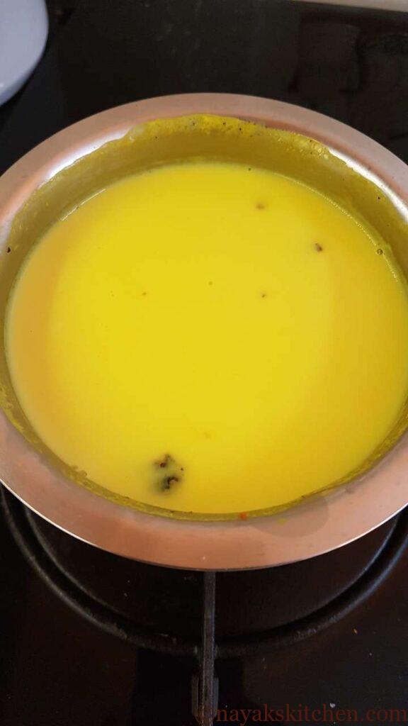 Turmeric and milk drink