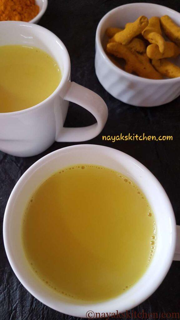 Golden Milk/Haldi Doodh