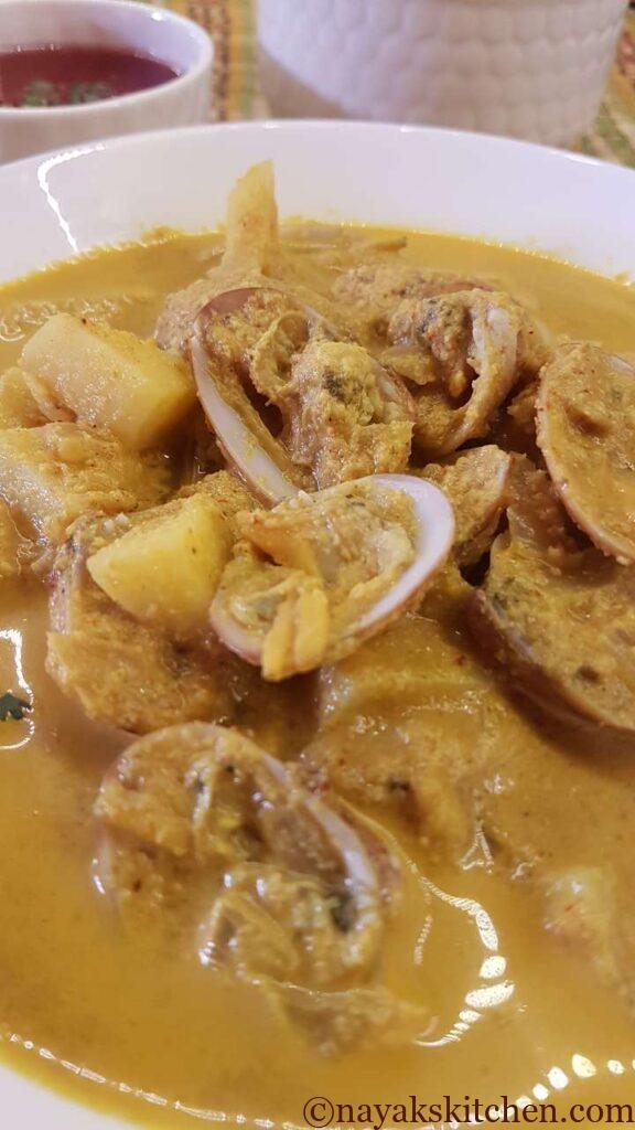 Clam recipes (Tisrya Masala)