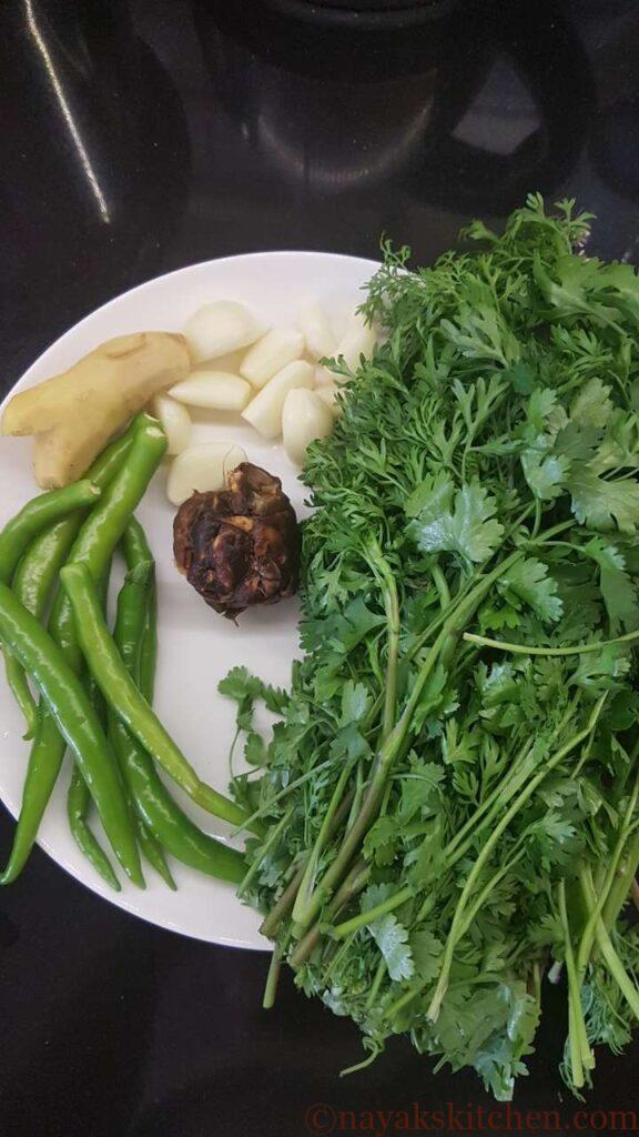 Chicken Cafreal Ingredients