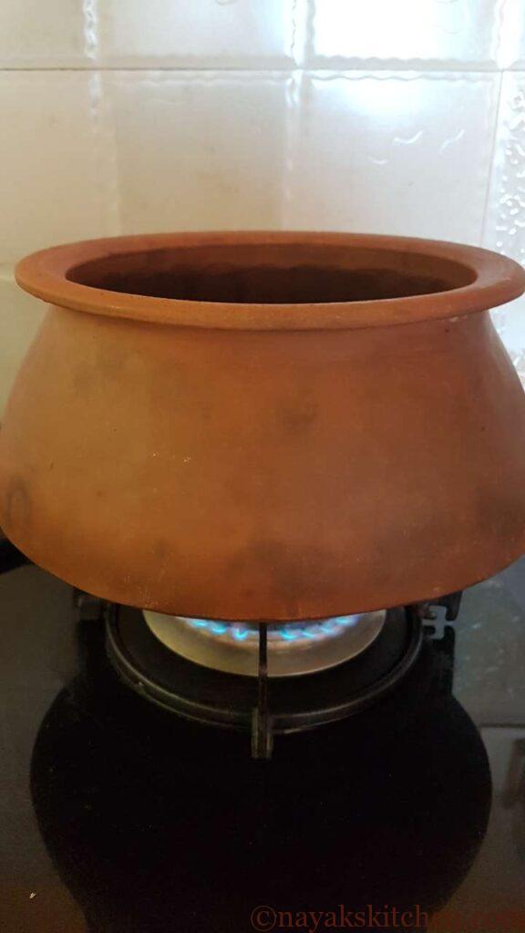 Heating oil in a mud pot